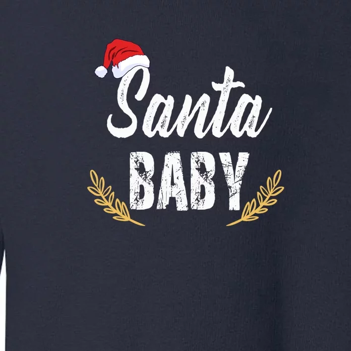 Santa Baby | Merry Christmas Toddler Sweatshirt