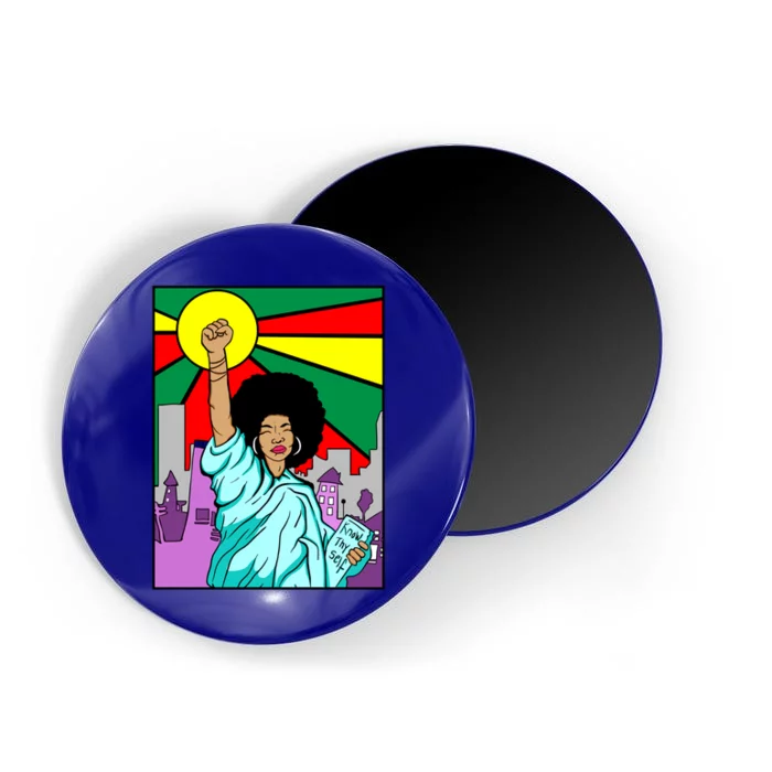 Strong Black Melanin Freedom Cool Gift Magnet