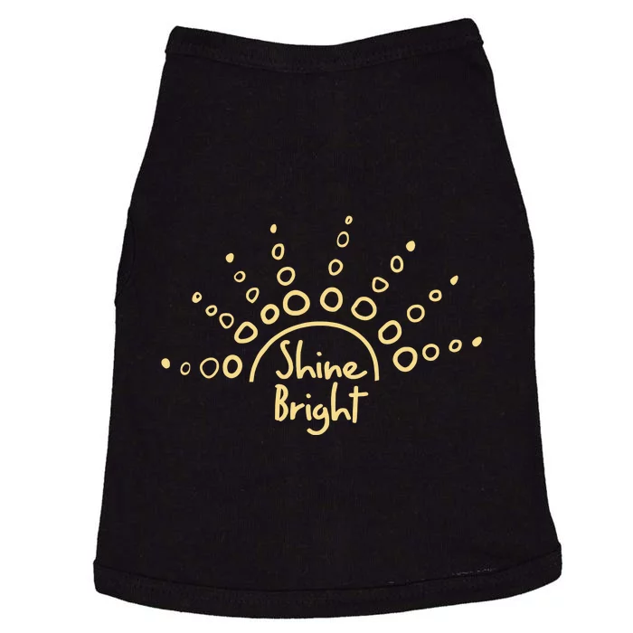 Shine Bright Motivational Doggie Tank