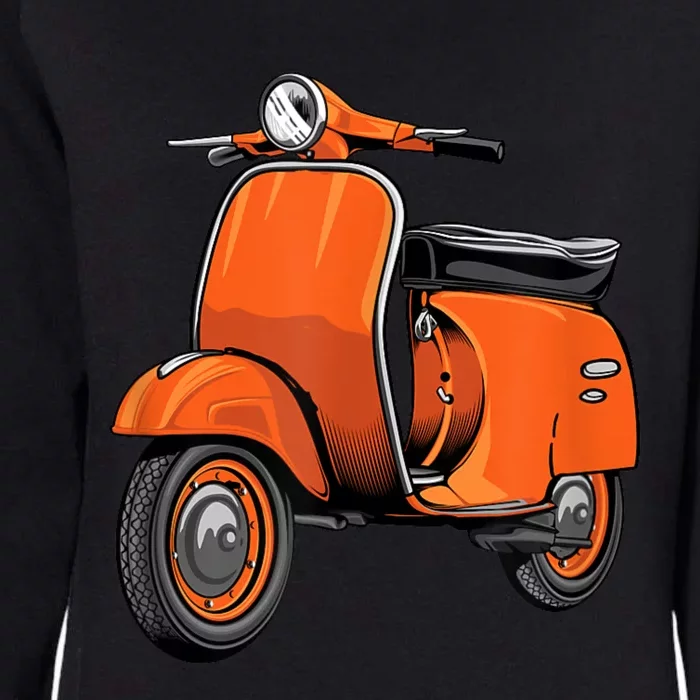 Scooter Bike Motorbike Scoot Moped Scooter Womens California Wash Sweatshirt