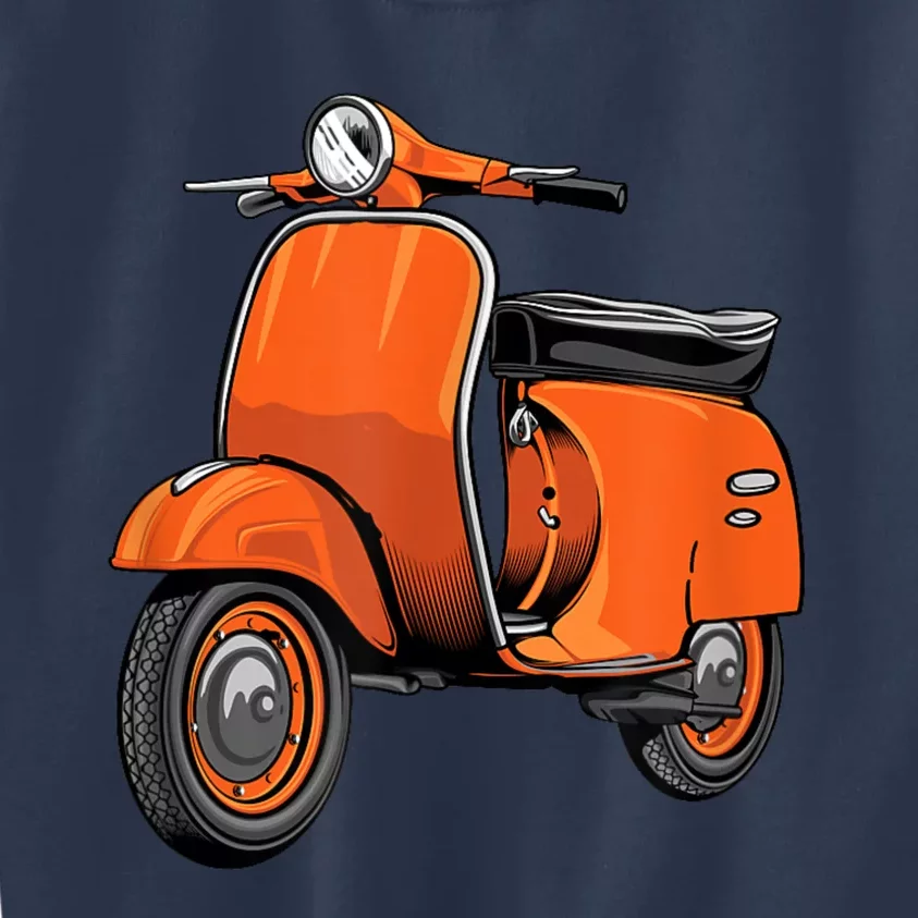 Scooter Bike Motorbike Scoot Moped Scooter Kids Sweatshirt