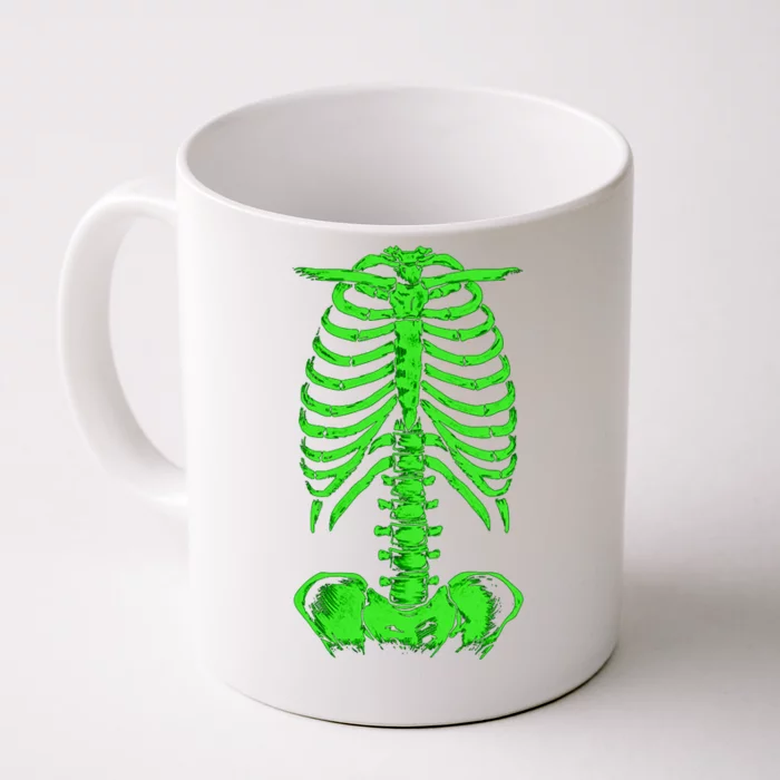 Skeleton Bones Monster Funny Gift Front & Back Coffee Mug