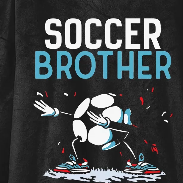 Soccer Brother Match Football Game Player Hooded Wearable Blanket