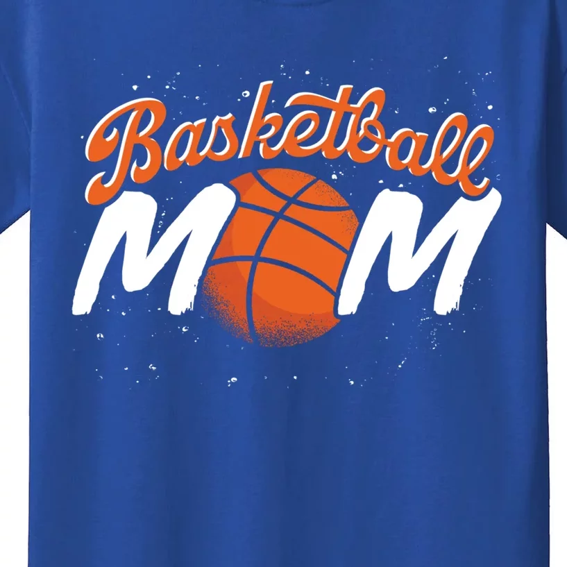 Sport Basketball Mom Basketball Player Mommy Basketball Meaningful Gift Kids T-Shirt