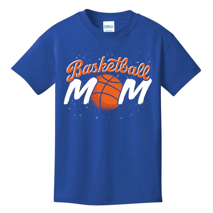 Sport Basketball Mom Basketball Player Mommy Basketball Meaningful Gift Kids T-Shirt