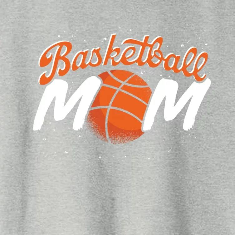 Sport Basketball Mom Basketball Player Mommy Basketball Meaningful Gift Women's Crop Top Tee