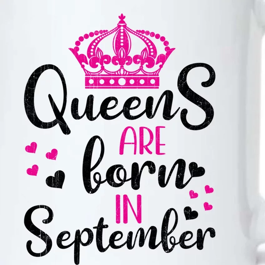 September Bday Meaningful Gift Queens Are Born In September Gift Black Color Changing Mug