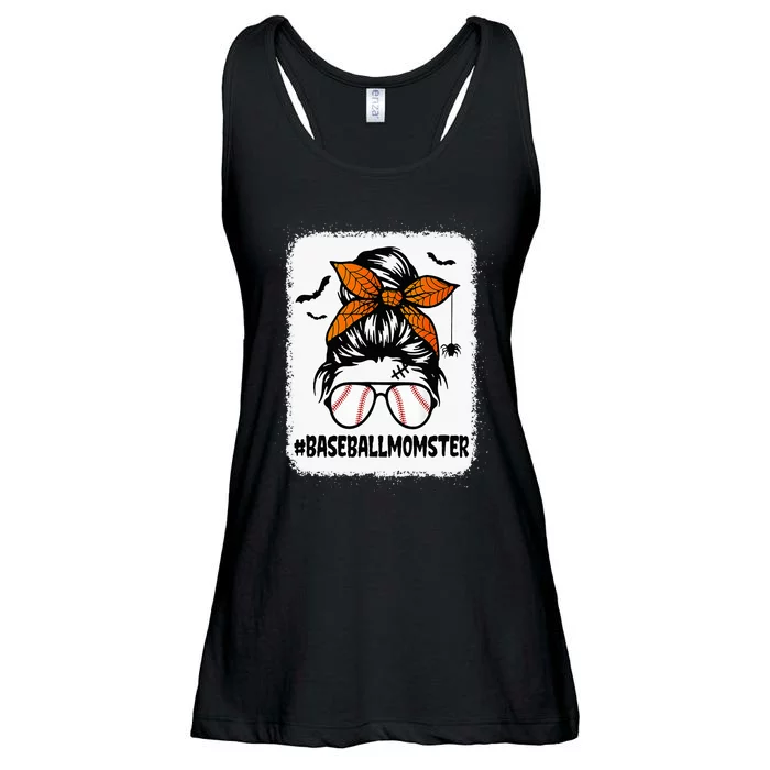 Spooky Baseball Mom Halloween Edition Ladies Essential Flowy Tank