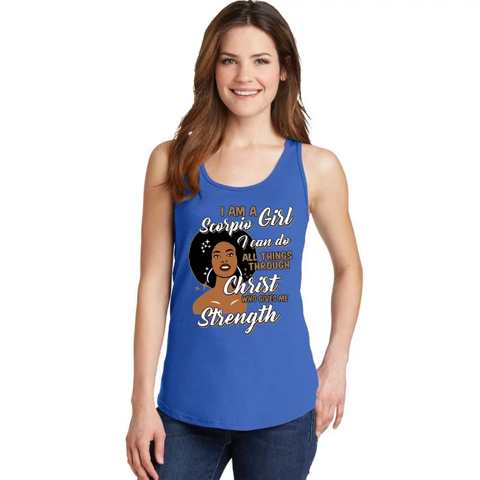 Scorpio Birthday Meaningful Gift Ladies Essential Tank