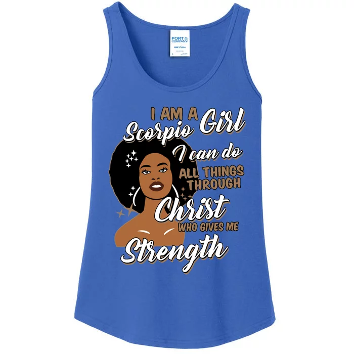 Scorpio Birthday Meaningful Gift Ladies Essential Tank