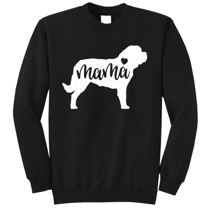 St. Bernard Mama Mom Dog Cute Mothers Day Gift Pullover Hoodie Sweatshirt