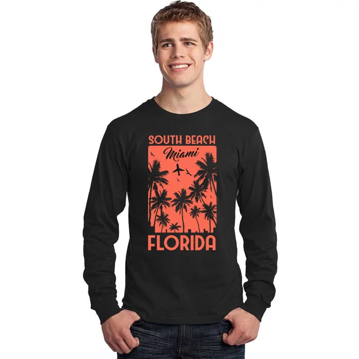 South Beach Miami Tall Long Sleeve T-Shirt