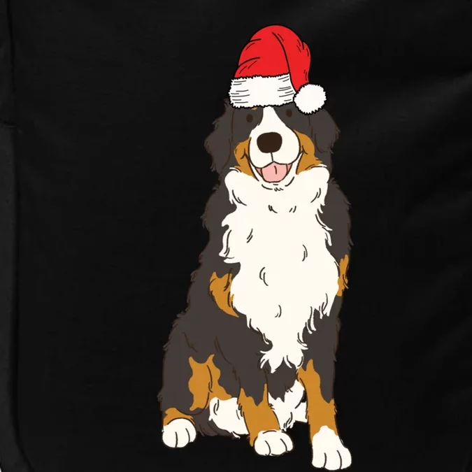 Santa Bernese Mountain Dog Winter Christmas Dog Mom Holiday Great Gift Impact Tech Backpack