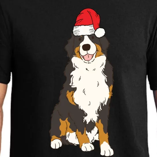 Santa Bernese Mountain Dog Winter Christmas Dog Mom Holiday Great Gift Pajama Set