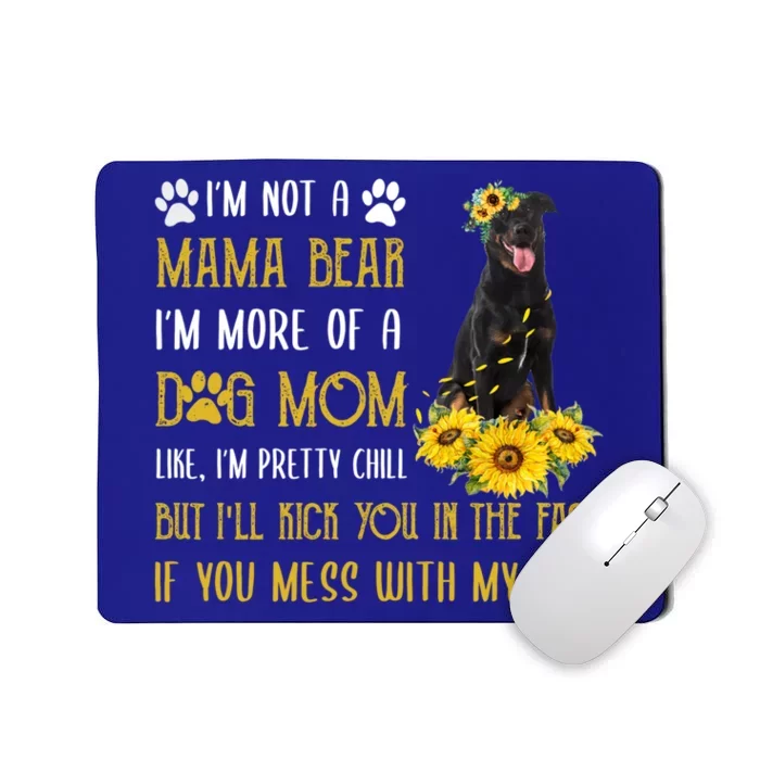 Sunflower Beauceron Mom Mothers Day Dog Mom Gift Mousepad