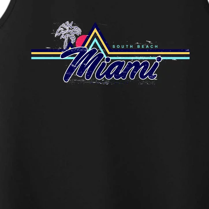 South Beach Miami Florida State Performance Tank