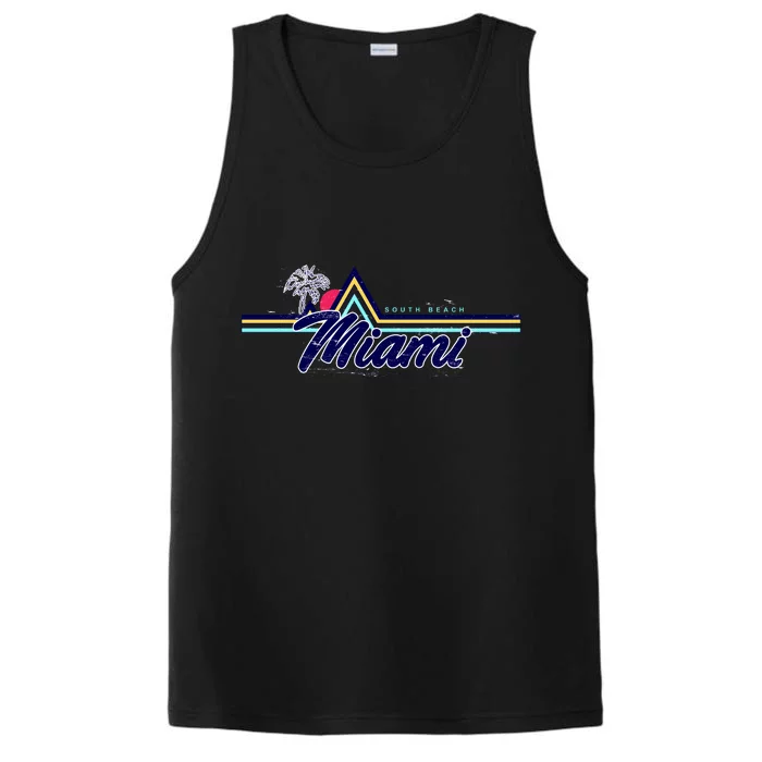 South Beach Miami Florida State Performance Tank