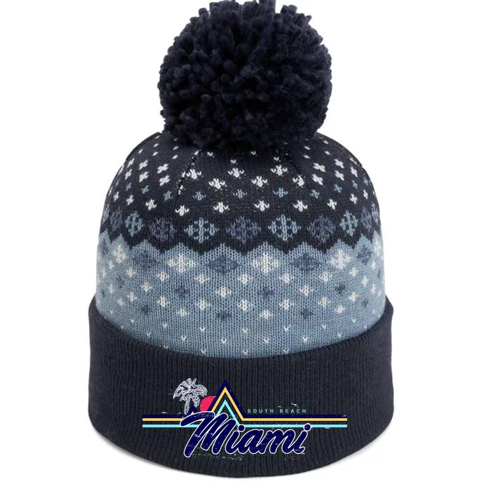 South Beach Miami Florida State The Baniff Cuffed Pom Beanie