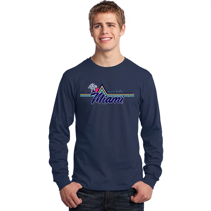 South Beach Miami Florida State Long Sleeve Shirt