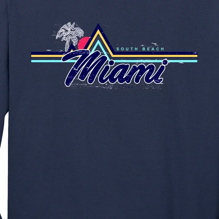 South Beach Miami Florida State Long Sleeve Shirt