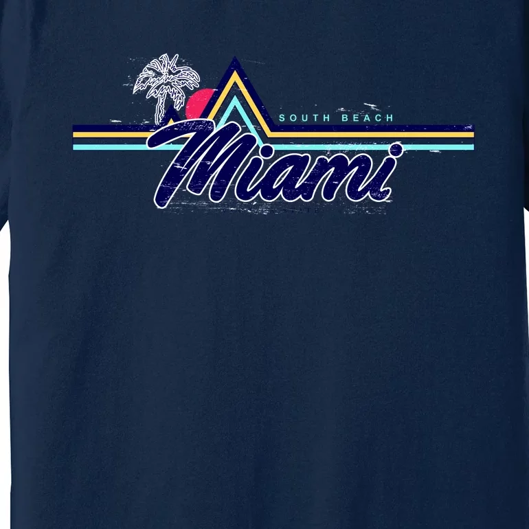 South Beach Miami Florida State Premium T-Shirt