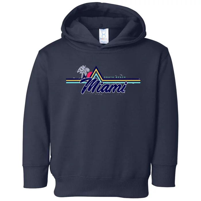 South Beach Miami Florida State Toddler Hoodie