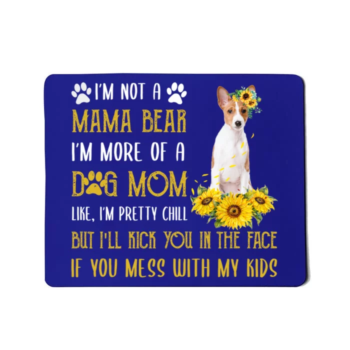 Sunflower Basenji Mom Mothers Day Dog Mom Gift Mousepad