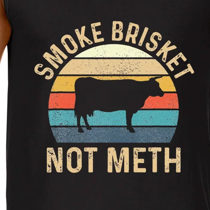 Smoke Brisket Not Meth Pitmaster BBQ Lover Smoker Grilling Comfort Colors® Tank Top