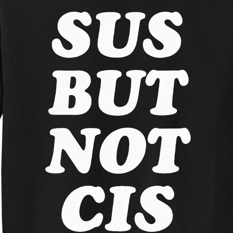 Sus But Not Cis Nonbinary GenderFluid Gender Nonconforming Tall Sweatshirt