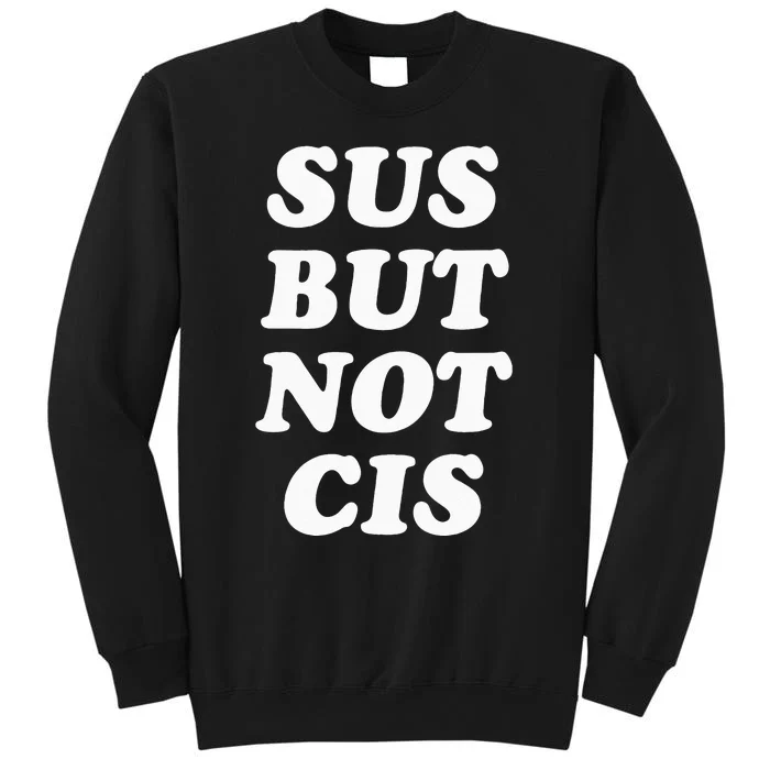 Sus But Not Cis Nonbinary GenderFluid Gender Nonconforming Tall Sweatshirt