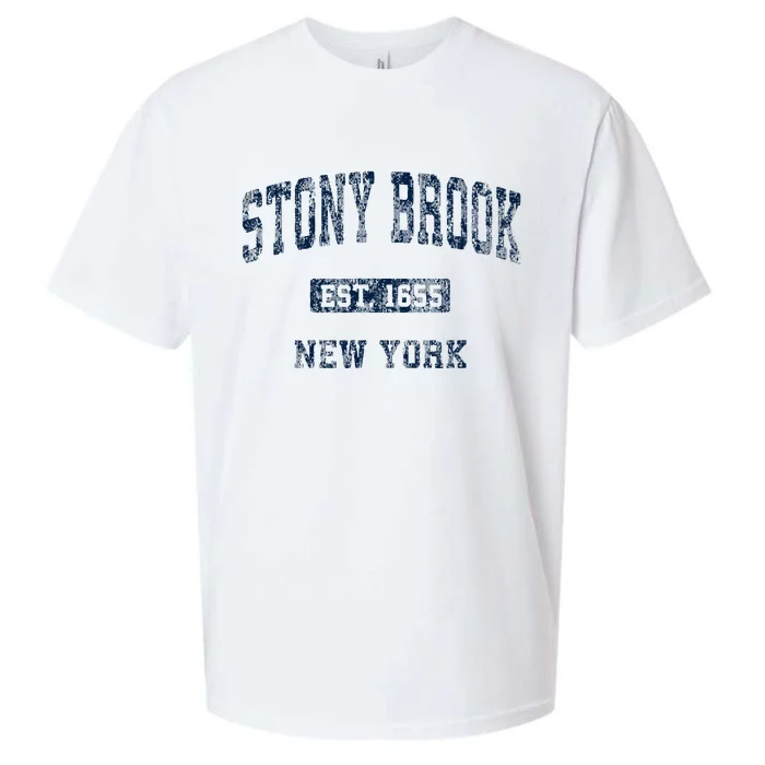 Stony Brook New York Ny Vintage Athletic Sueded Cloud Jersey T-Shirt