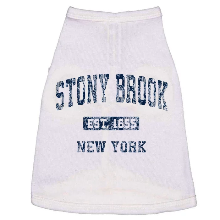 Stony Brook New York Ny Vintage Athletic Doggie Tank