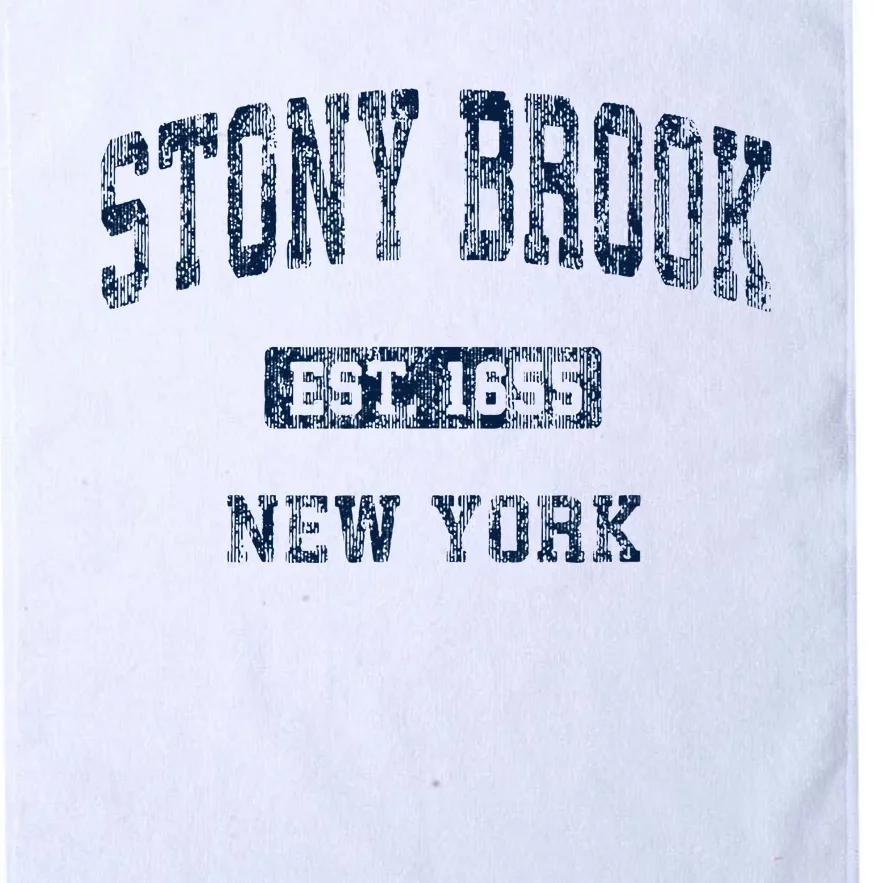 Stony Brook New York Ny Vintage Athletic Platinum Collection Golf Towel