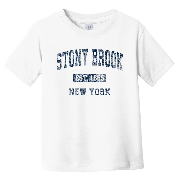 Stony Brook New York Ny Vintage Athletic Toddler T-Shirt