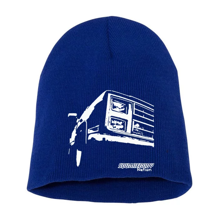 Square Body Nation Squarebody Truck Lovers Short Acrylic Beanie