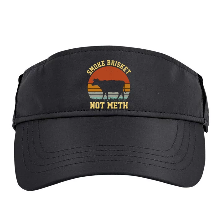 Smoke Brisket Not Meth Adult Drive Performance Visor