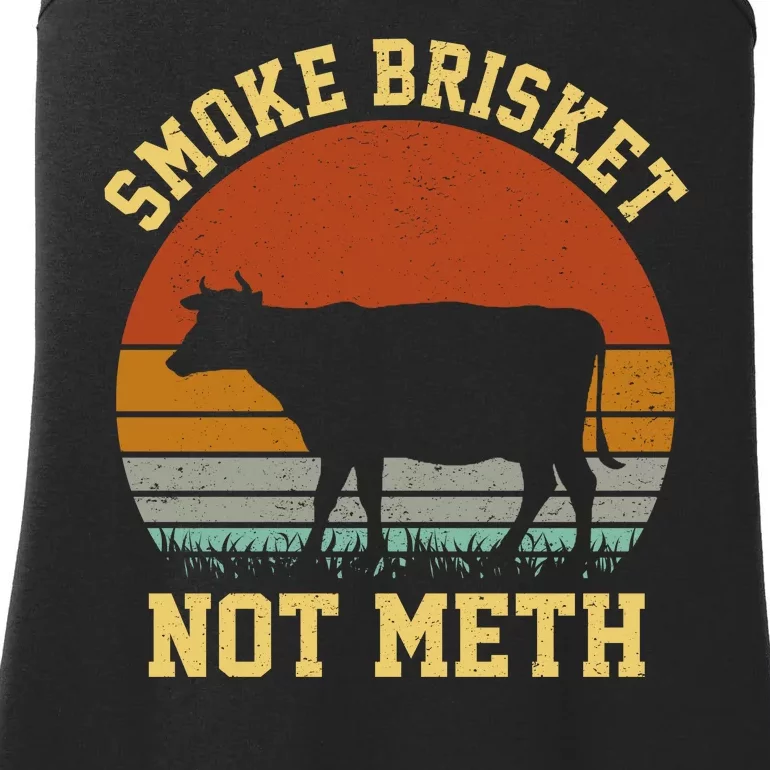 Smoke Brisket Not Meth Ladies Essential Tank