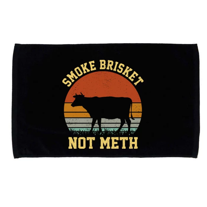 Smoke Brisket Not Meth Microfiber Hand Towel