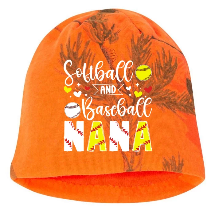 Softball Baseball Nana Grandma Baseball Softball Nana Gift Kati - Camo Knit Beanie