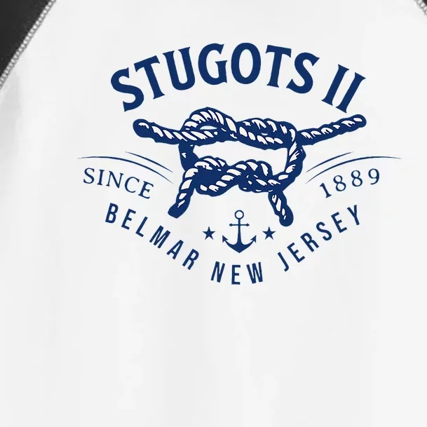 Stugots Belmar Nj Rope Retro Sarcastic Funny Boating Toddler Fine Jersey T-Shirt