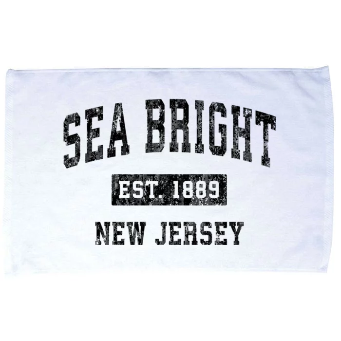 Sea Bright New Jersey Nj Vintage Sports Microfiber Hand Towel