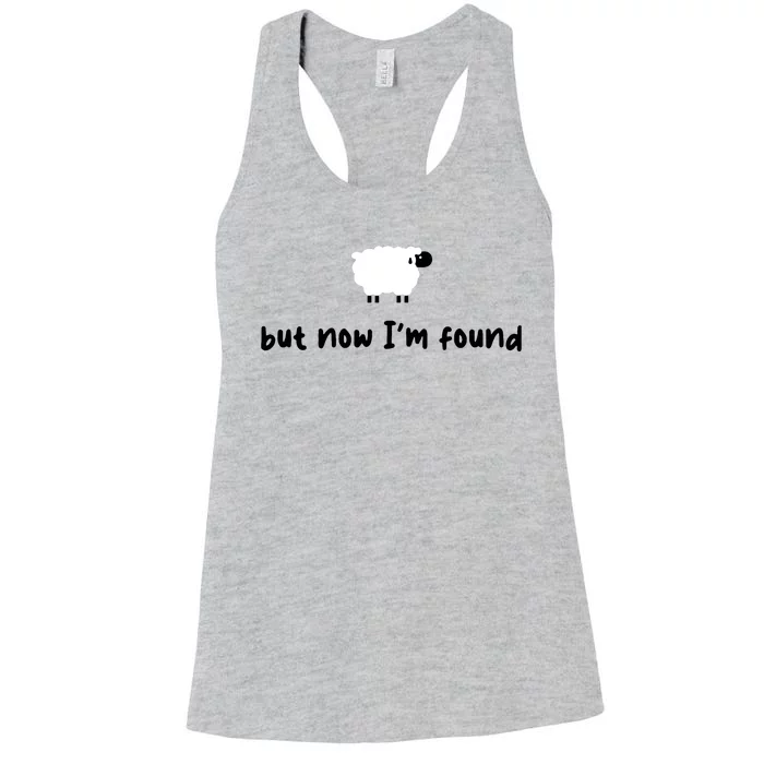 Sheepp But Now Im Found Women's Racerback Tank