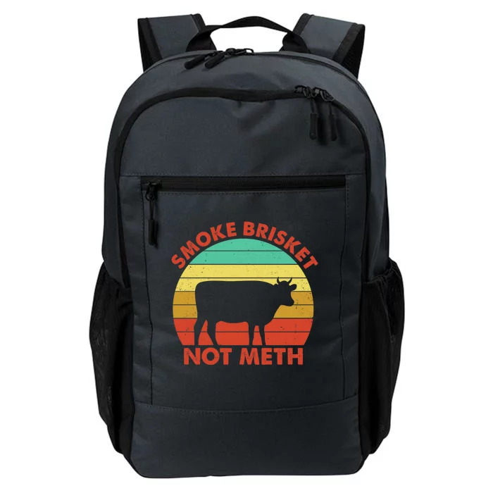 Smoke Brisket Not Meth Grilling Grill Master Barbecue Bbq Cute Gift Daily Commute Backpack