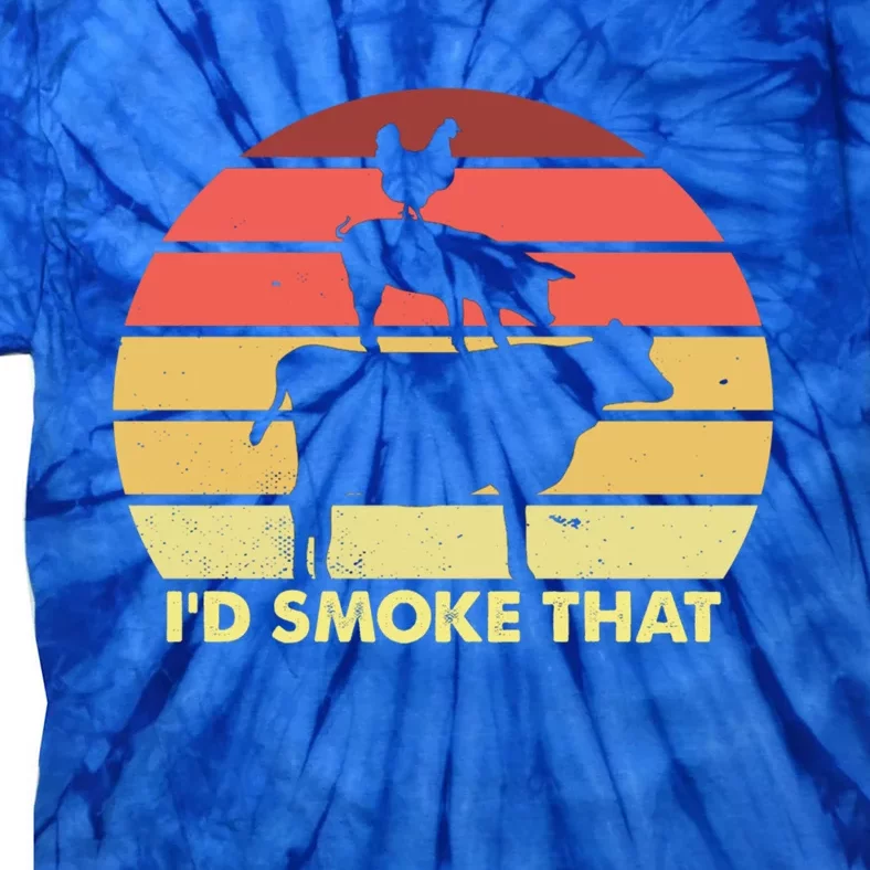 Smoke Brisket Not Meth Grilling Grill Master Barbecue Bbq Gift Tie-Dye T-Shirt