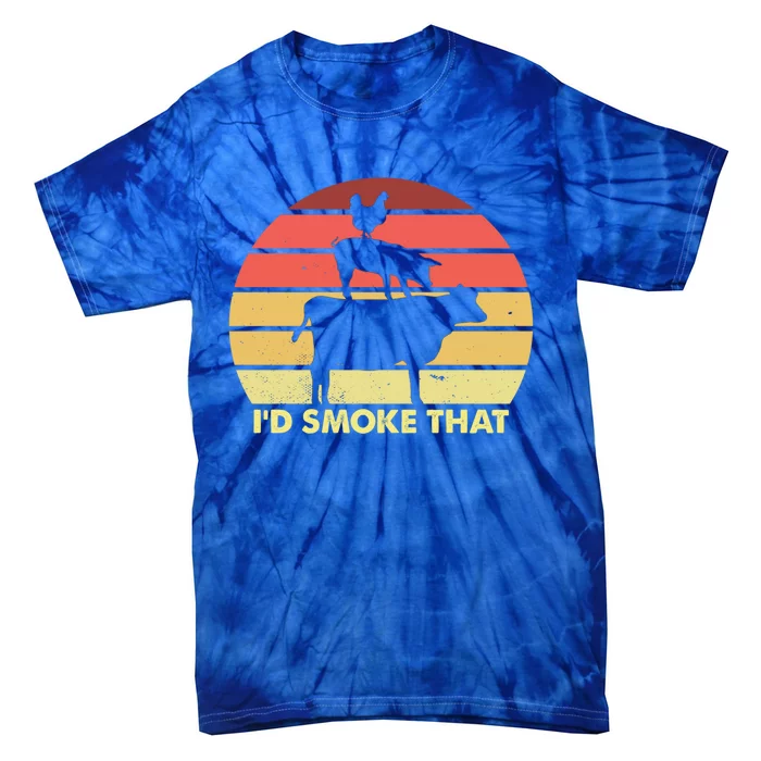 Smoke Brisket Not Meth Grilling Grill Master Barbecue Bbq Gift Tie-Dye T-Shirt