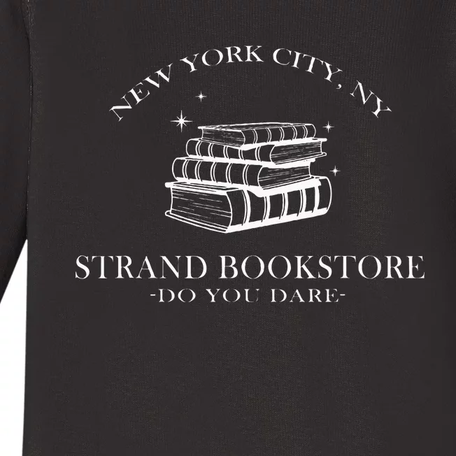 Strand Bookstore New York City Ny Baby Long Sleeve Bodysuit