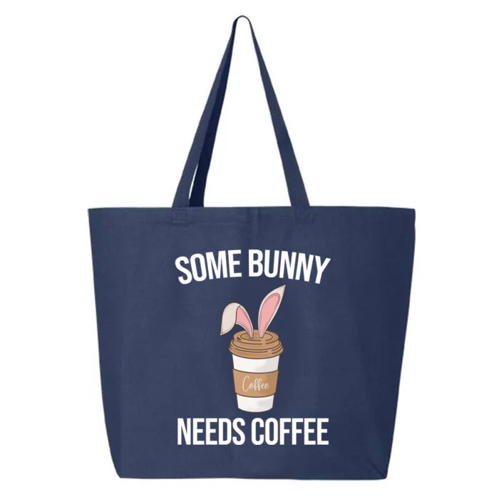 Some Bunny Needs Coffee Cute 25L Jumbo Tote