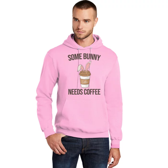 Some Bunny Needs Coffee Cute Hoodie