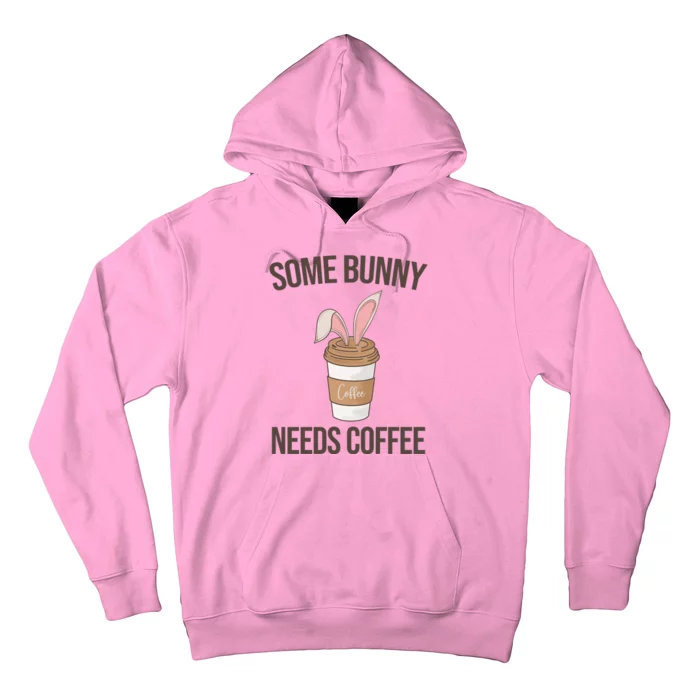 Some Bunny Needs Coffee Cute Hoodie