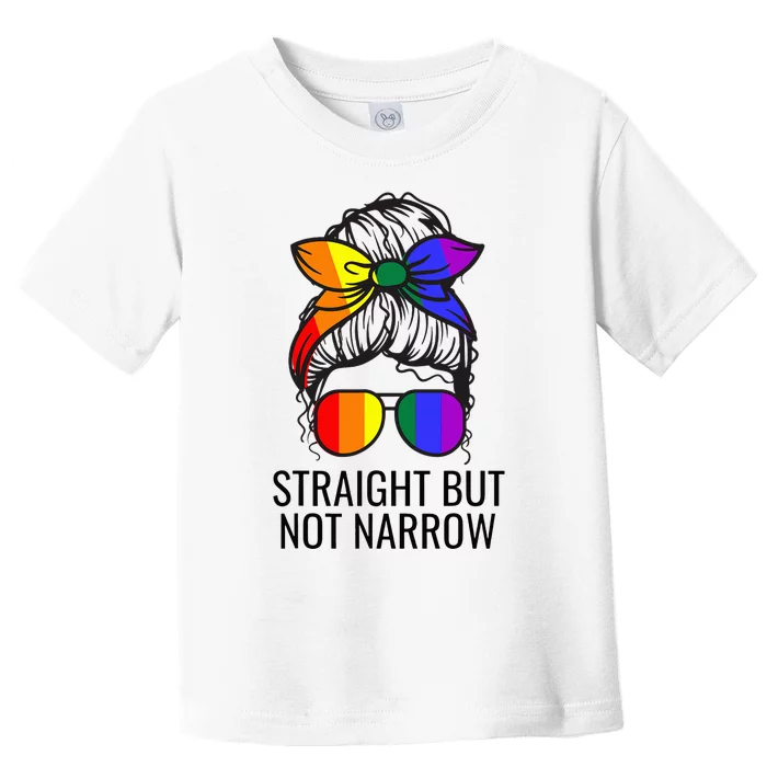 Straight But Not Narrow Proud Ally Toddler T-Shirt